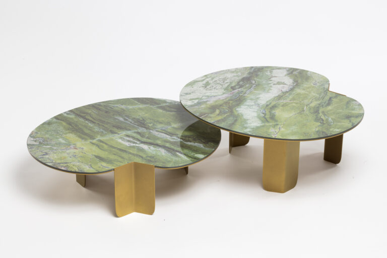 Pollini Home, tavolini Monet, Design: Sapiens Design, 2022 (Foto di Davide Bartolai)